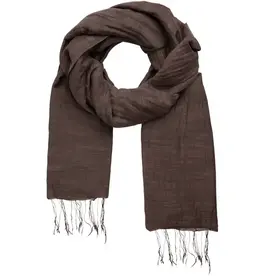 Marquet Merlot Cotton and Silk Shawl