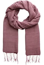 Marquet Purple Cotton and Silk Shawl