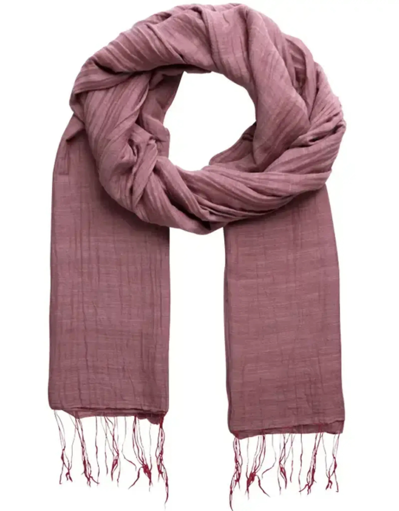 Marquet Purple Cotton and Silk Shawl