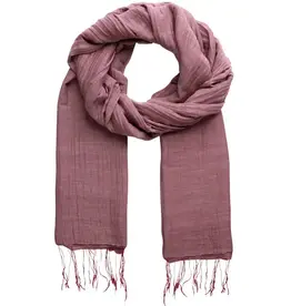 Marquet Purple Cotton and Silk Shawl