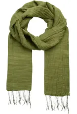 Marquet Olive Cotton and Silk Shawl Marquet Olive Cotton and Silk Shawl