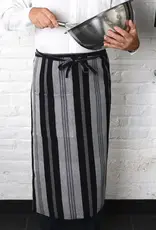 Mayamam Weavers Bistro Apron - Black and Gray