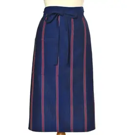 Mayamam Weavers Bistro Apron - Red, White and Blues