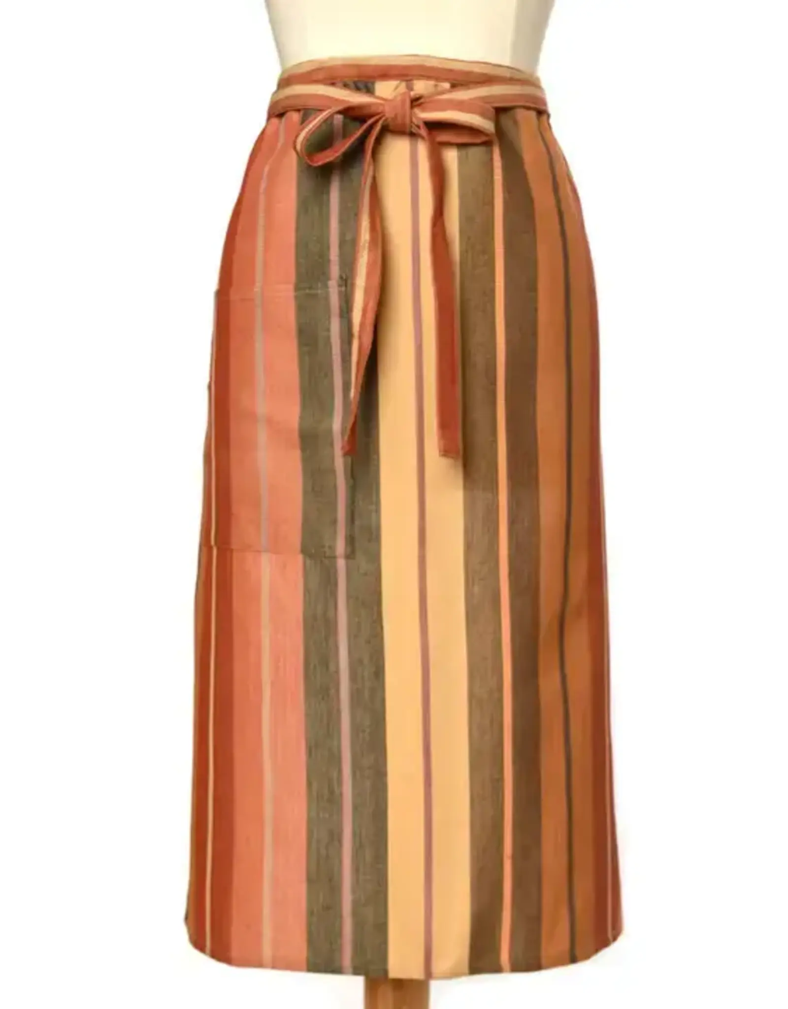 Mayamam Weavers Bistro Apron - Wide Caramel