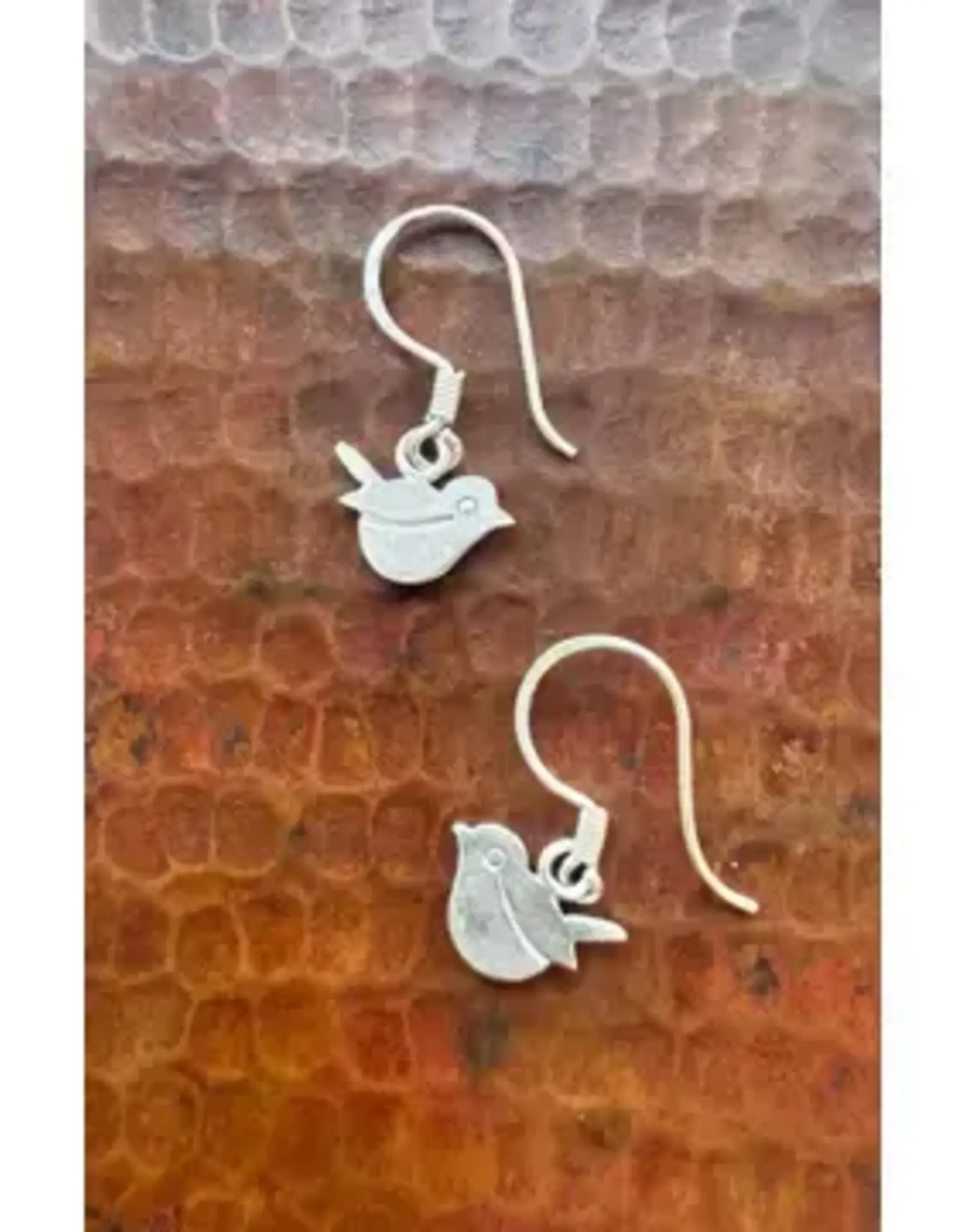 Ganesh Himal Sterling Silver Birdie Earrings