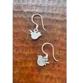 Ganesh Himal Sterling Silver Birdie Earrings