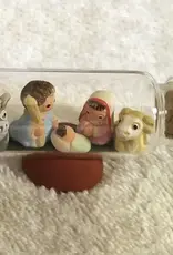 One World Projects Ceramic Nativity in a Bottle