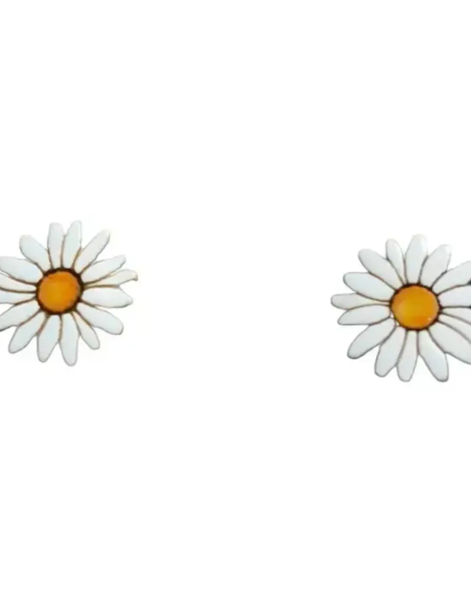 One World Projects Gourd Post Earrings (Daisy)