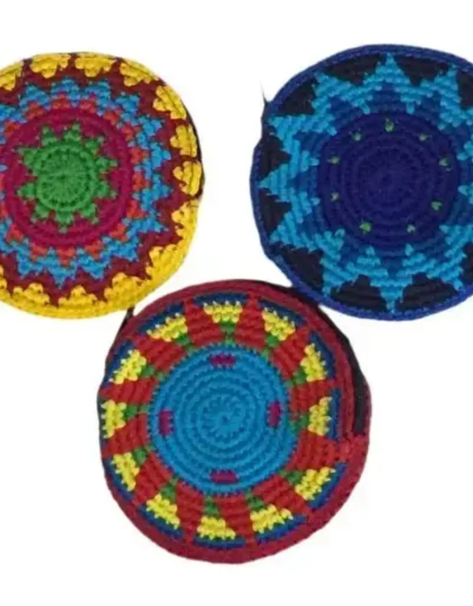One World Projects Round Crocheted Coin Purse