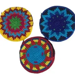 One World Projects Round Crocheted Coin Purse