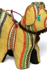 One World Projects Handwoven Dog Ornament