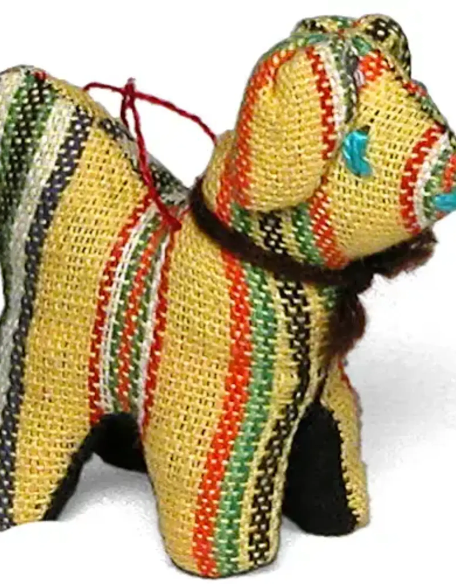 One World Projects Handwoven Dog Ornament