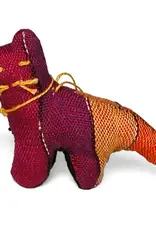 One World Projects Handwoven Cat Ornament
