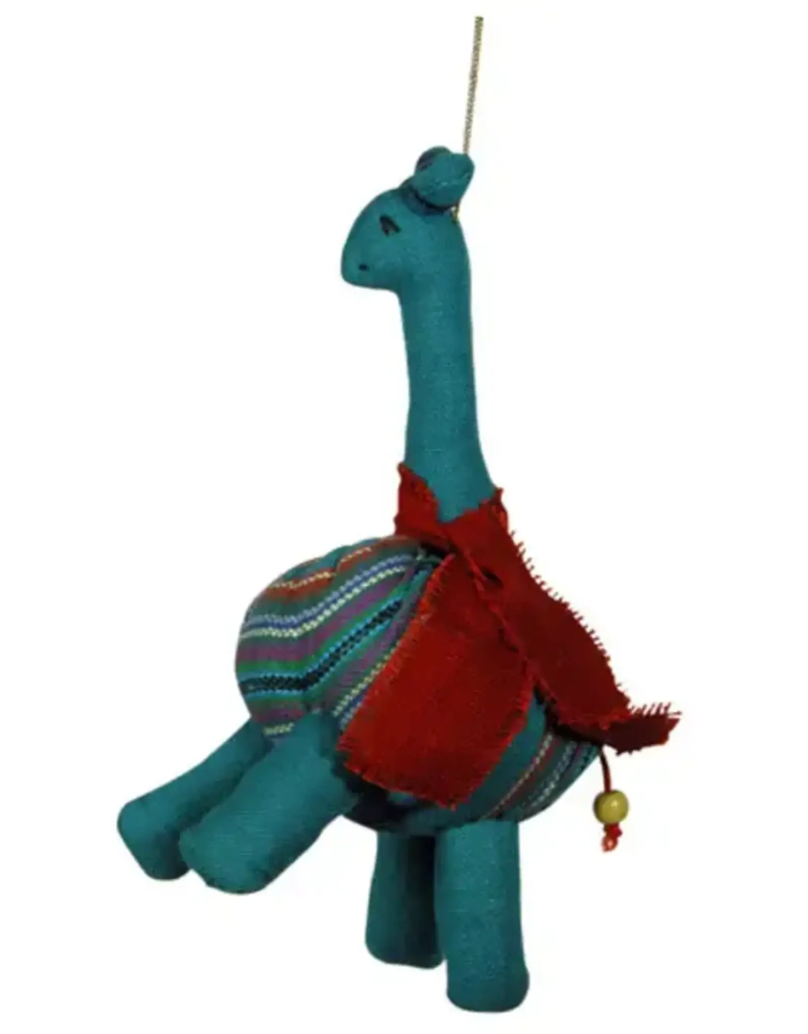 One World Projects Plush Giraffe Ornament