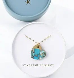 Starfish Project Hope Restored Turquoise Necklace