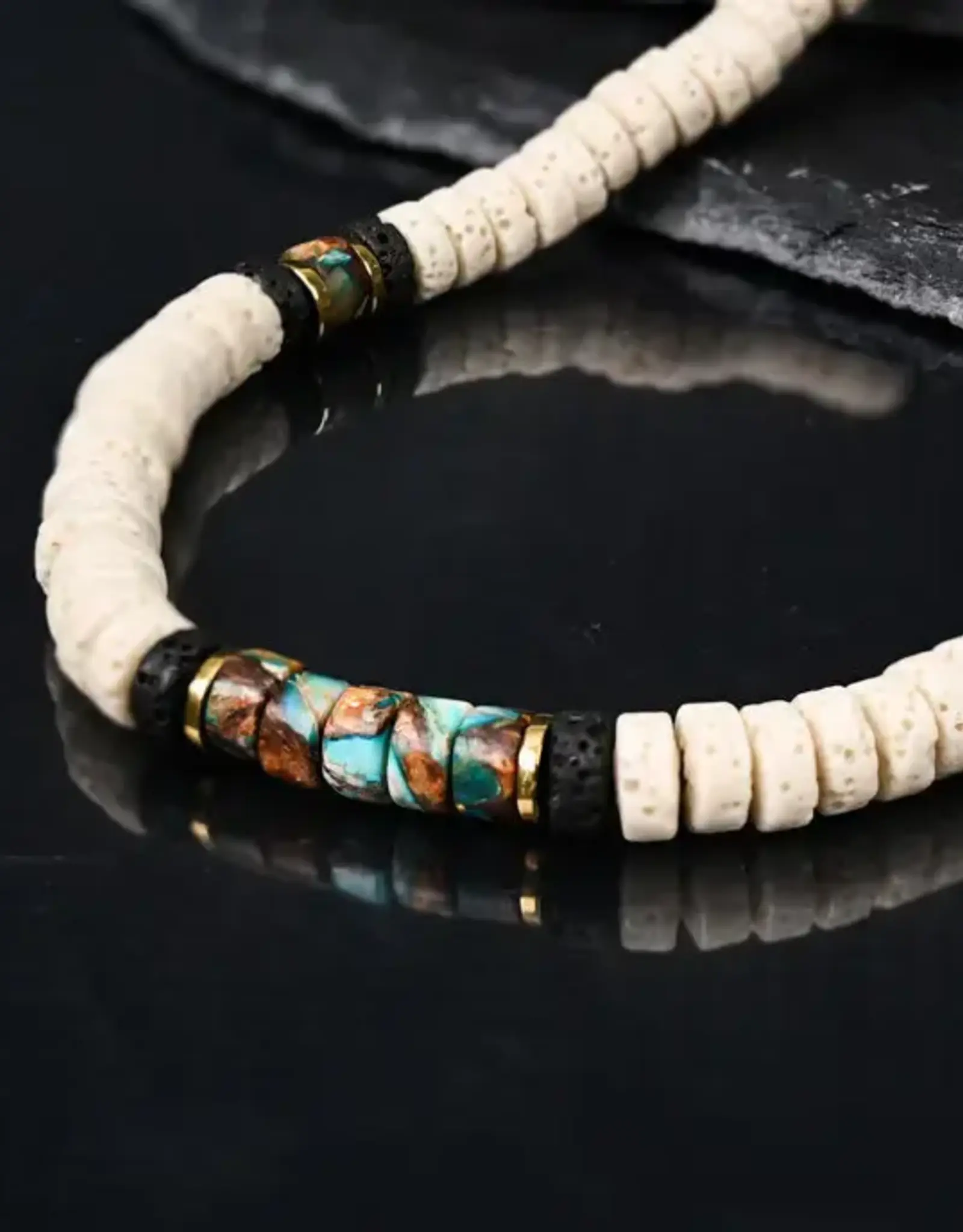 Starfish Project Vanguard Lava Bead Necklace