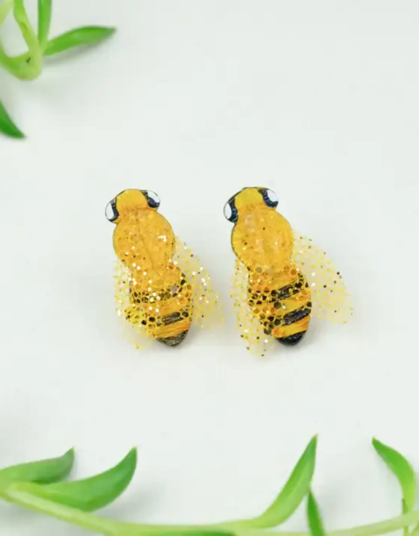 Tulia Artisans Bumble Bee Earrings (Small)