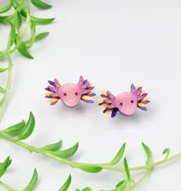 Tulia Artisans Axolotl Earrings (Small)