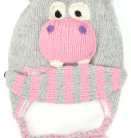 Minga Fair Trade Happy Hippo Ski Hat & Mask Minga Fair Trade Happy Hippo Ski Hat & Mask