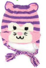Minga Fair Trade Lilac Kitty Ski Hat & Mask