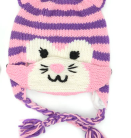 Minga Fair Trade Lilac Kitty Ski Hat & Mask Minga Fair Trade Lilac Kitty Ski Hat & Mask