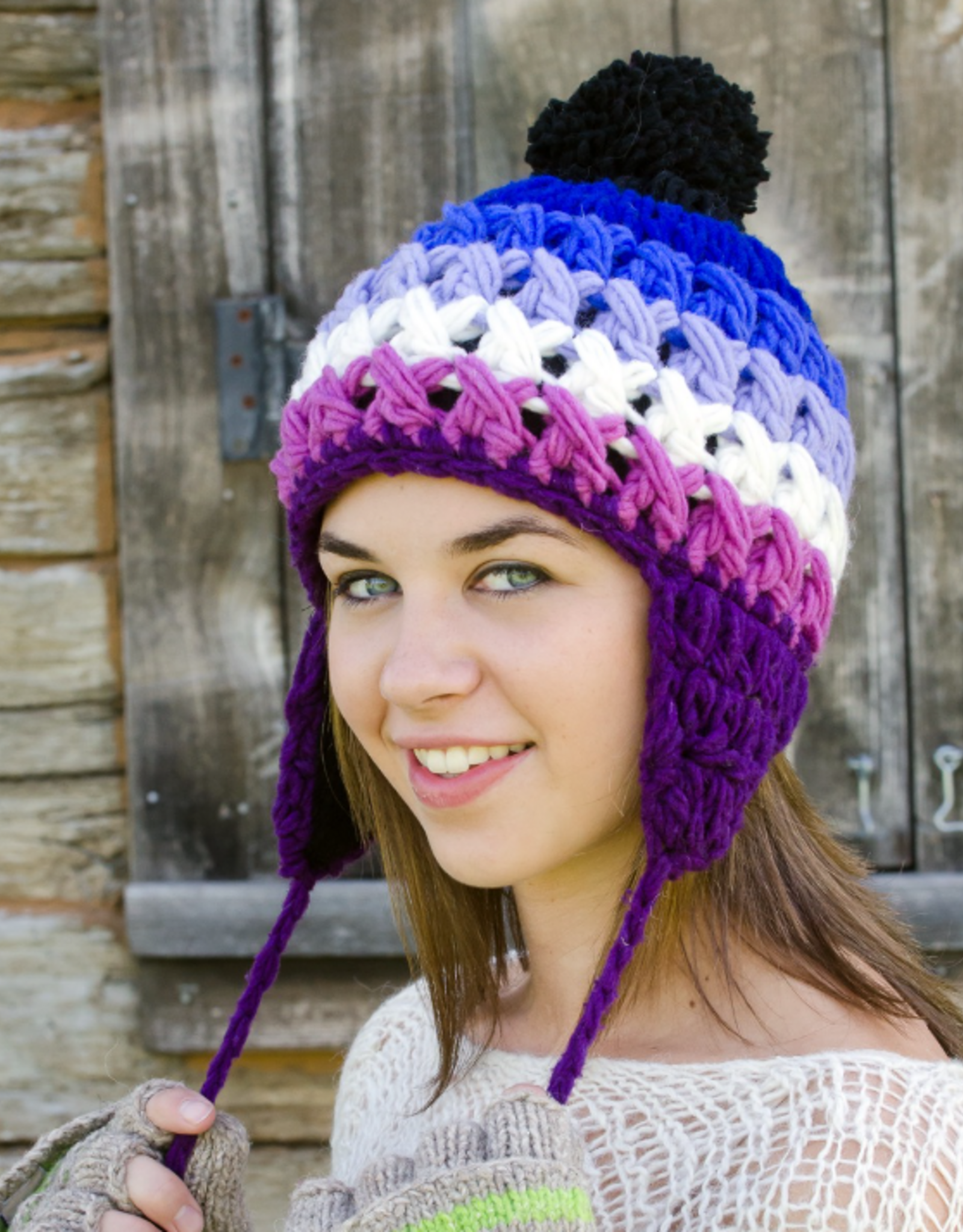 Minga Fair Trade Prism Earflap Hat