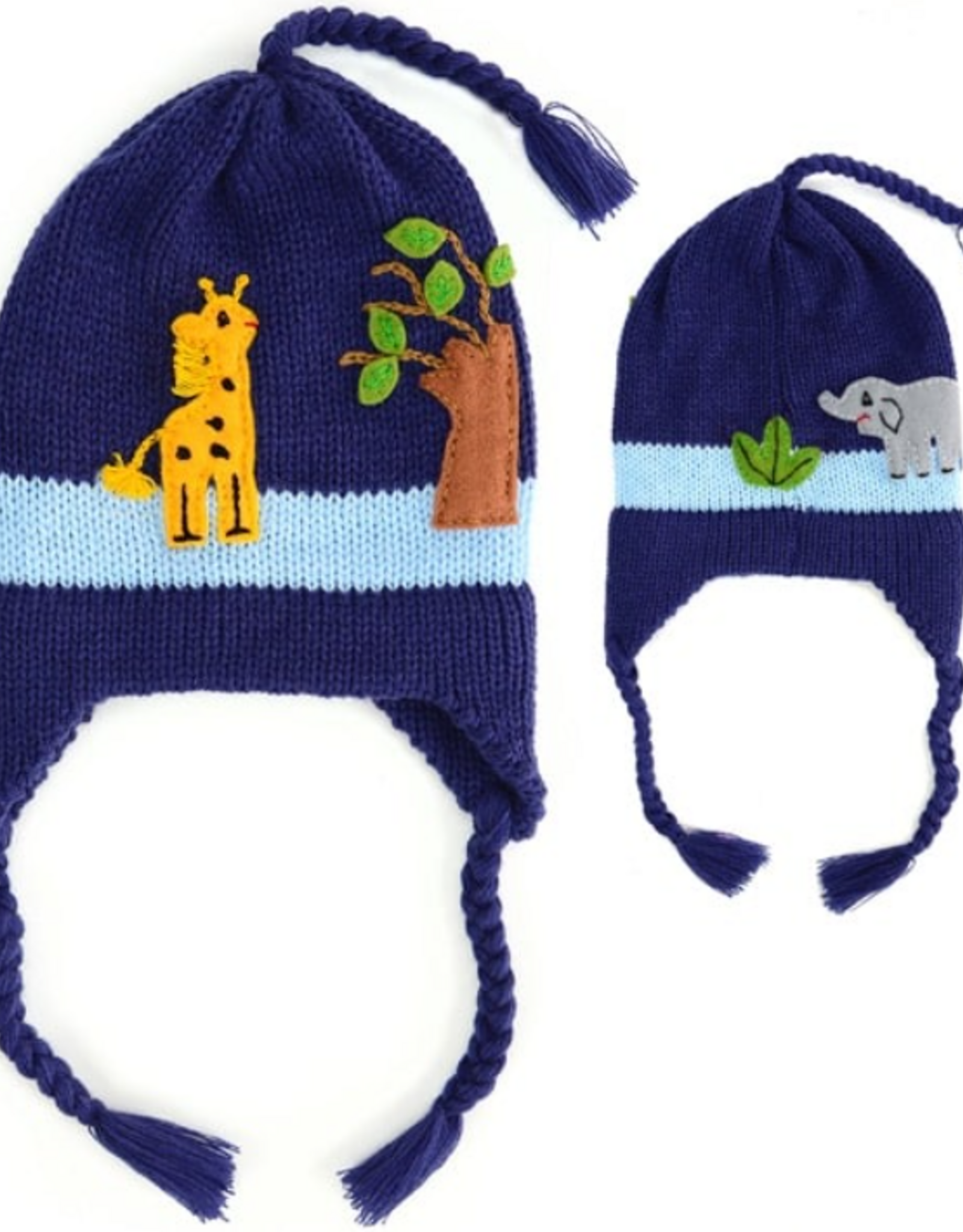 Minga Fair Trade Giraffe Earflap Hat