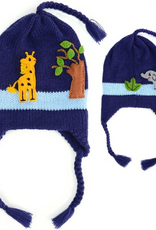 Minga Fair Trade Giraffe Earflap Hat