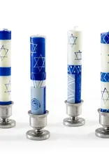 Thumbprint Artifacts Star of David Shabbat Candles