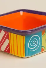 Thumbprint Artifacts Ceramic Square Dish