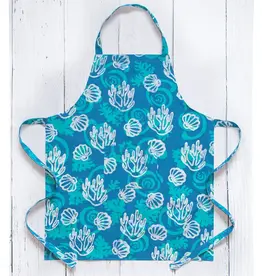 Global Mamas Apron Adult Coral Teal