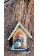 Pampeana Christmas Birdhouse Ornament - Chickadee