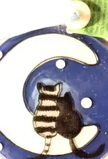 Pampeana Cats on the Moon Ornament