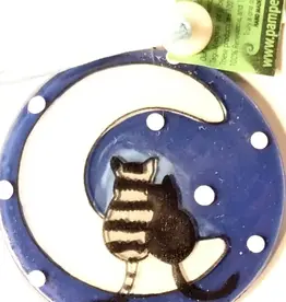 Pampeana Cats on the Moon Ornament