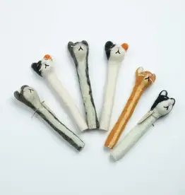 The Winding Road Cat Pencil Topper