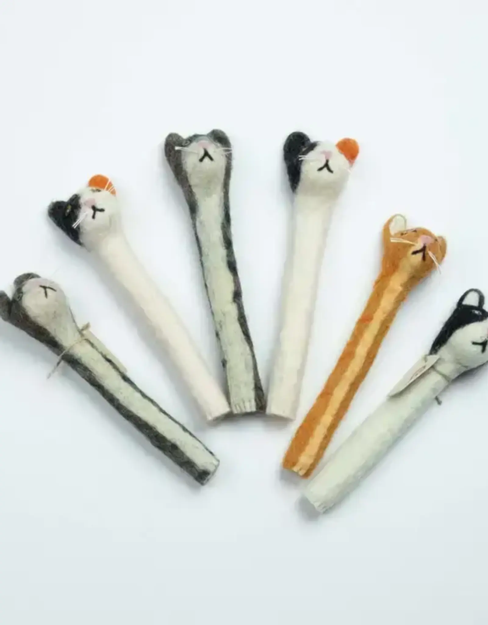 The Winding Road Cat Pencil Topper