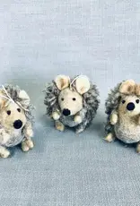 The Winding Road Felt Hedgehog Ornament