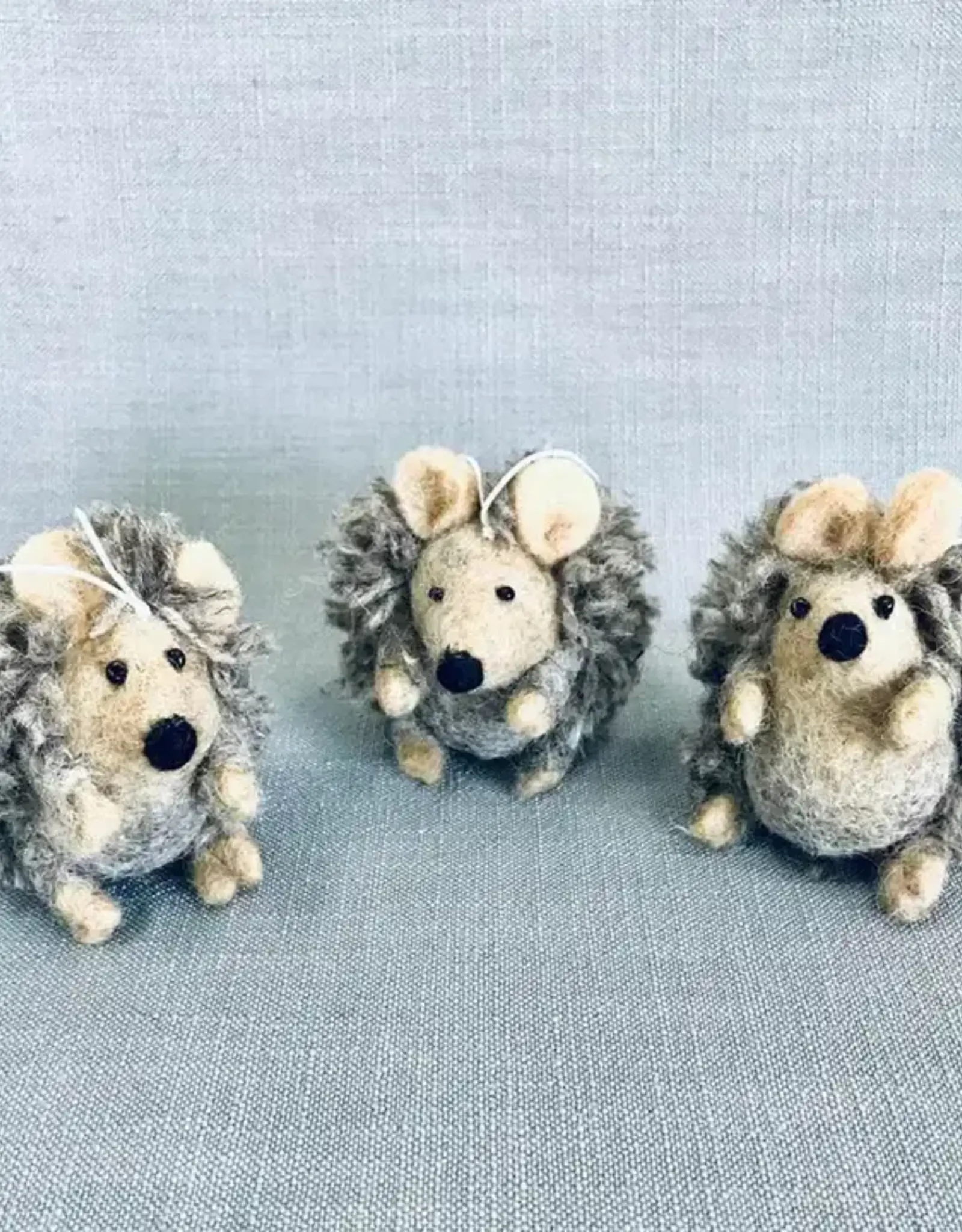 The Winding Road Felt Hedgehog Ornament