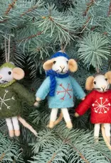 The Winding Road Felt Mouse Ornament