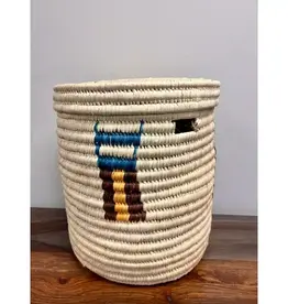 Gitzell Fair Trade Lidded Turkana Laundry Hamper