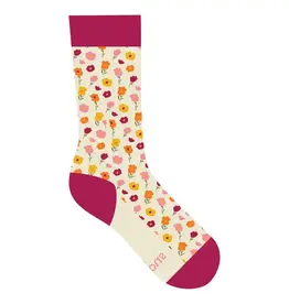 Conscious Step Socks for Women's Equality (Pink Floral)