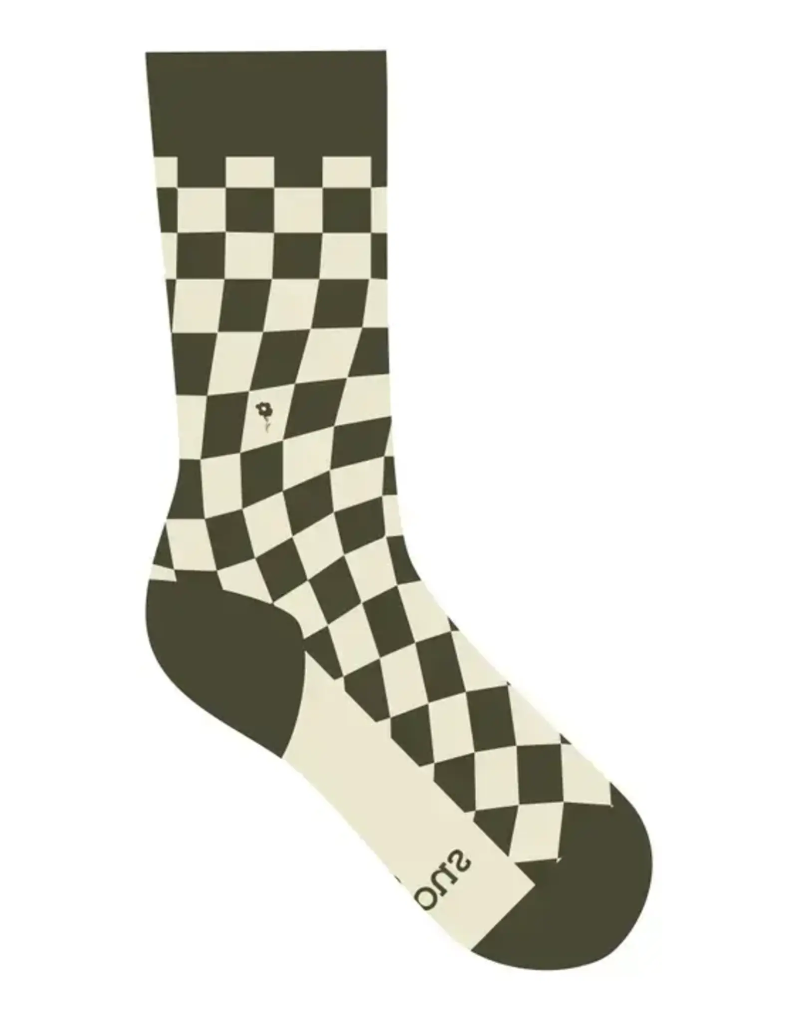 Conscious Step Socks for Women's Equality (Green Checkered)