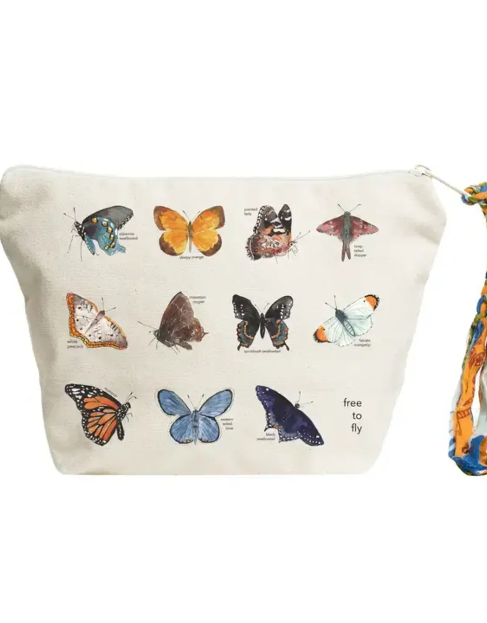 The Tote Project Free to Fly Pouch (Butterflies)