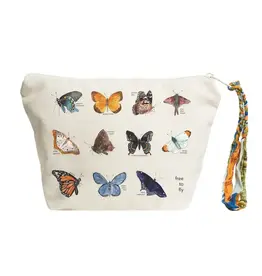 The Tote Project Free to Fly Pouch (Butterflies)