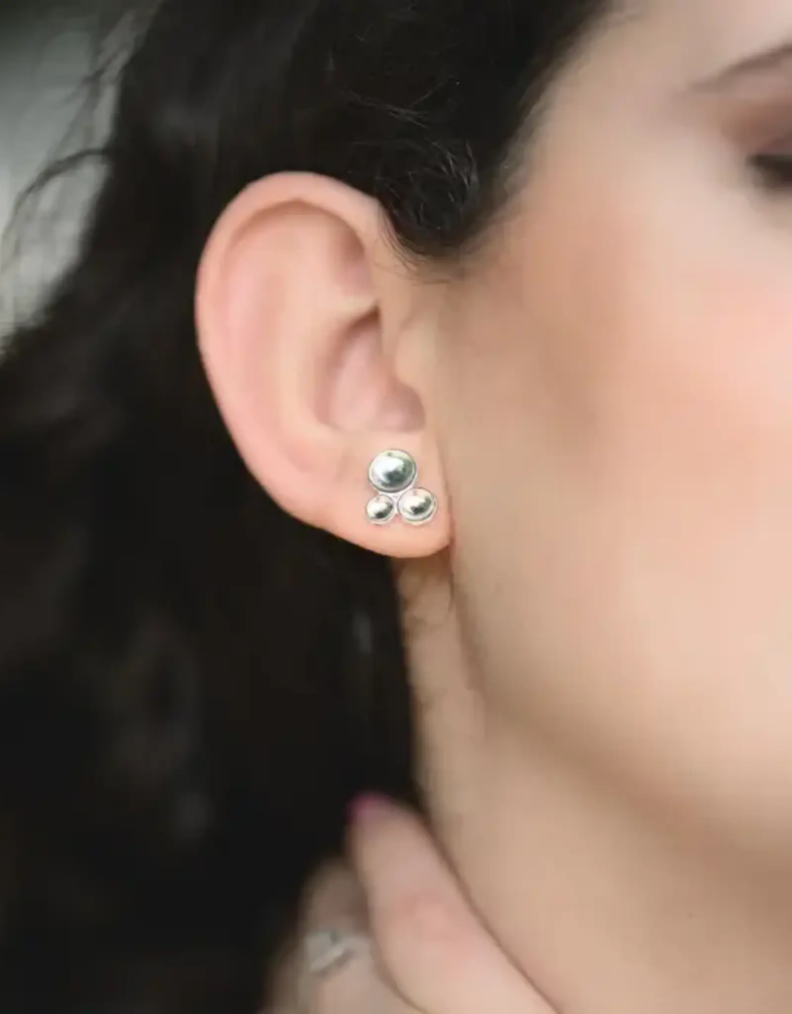 Ethical Global Tri Disc Earrings