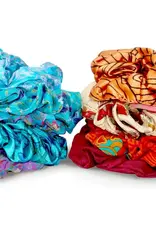 Ethical Global Upcycled Sari Scrunchies