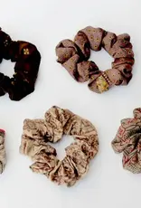Ethical Global Upcycled Sari Scrunchies