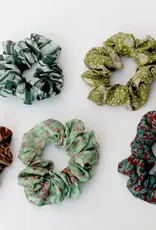 Ethical Global Upcycled Sari Scrunchies