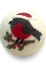 Ethical Global Holiday Bird Felt Dryer Ball
