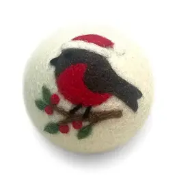 Ethical Global Holiday Bird Felt Dryer Ball